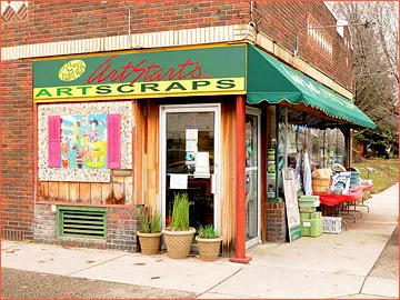 The ArtScraps storefront on St. Clair Avenue
